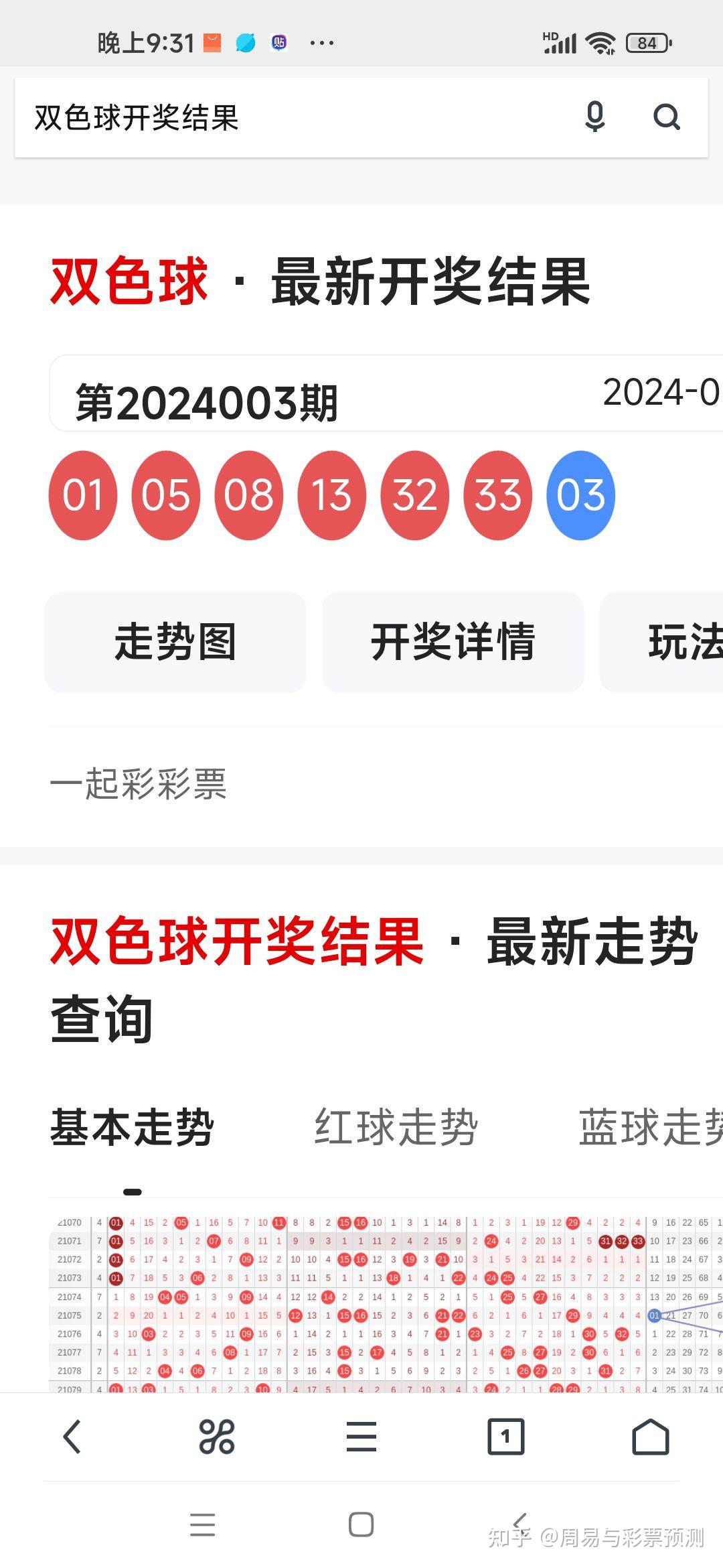 双色球下期必开号